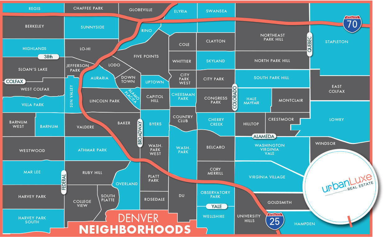 Denver neighborhood map 2015